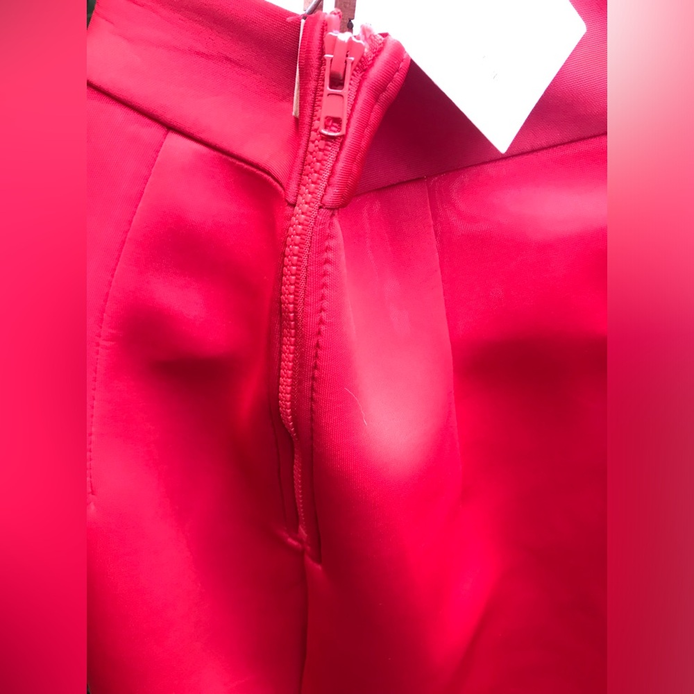 MABLE Red Strapless Ruffle Top and Skirt Set NWT Size S - Picture 13 of 16